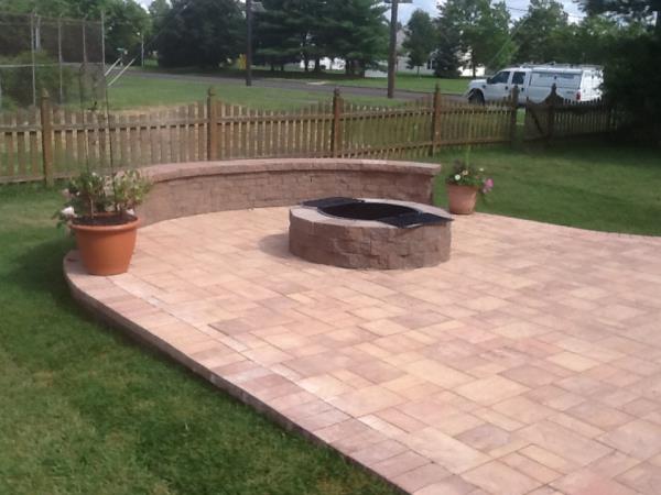 These are pictures of on of our patio installations from start to finish