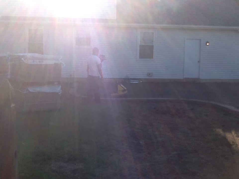 These are pictures of on of our patio installations from start to finish